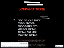 Tablet Screenshot of jordanstrore.wordpress.com