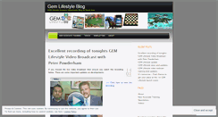 Desktop Screenshot of gemlifestylebiz.wordpress.com