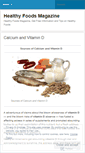 Mobile Screenshot of healthyfoodsmagazine.wordpress.com