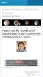 Mobile Screenshot of dwarfplanets.wordpress.com