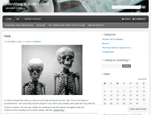 Tablet Screenshot of idontcareish.wordpress.com