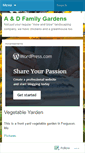 Mobile Screenshot of adfamilygardens.wordpress.com