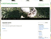 Tablet Screenshot of adfamilygardens.wordpress.com