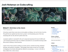 Tablet Screenshot of codecrafter.wordpress.com