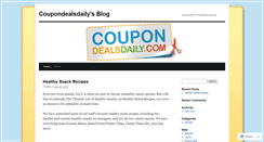 Desktop Screenshot of coupondealsdaily.wordpress.com