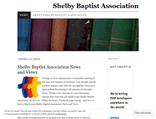 Tablet Screenshot of kyshelbybaptist.wordpress.com