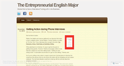 Desktop Screenshot of epenglishmajor.wordpress.com