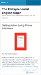 Mobile Screenshot of epenglishmajor.wordpress.com