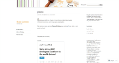 Desktop Screenshot of bcbakelovers.wordpress.com
