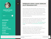 Tablet Screenshot of fandhiee.wordpress.com