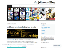 Tablet Screenshot of jmjdirect.wordpress.com