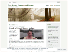 Tablet Screenshot of hoarseraven.wordpress.com