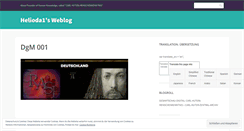 Desktop Screenshot of helioda1.wordpress.com