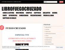 Tablet Screenshot of librofuegocruzado.wordpress.com