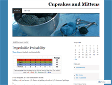 Tablet Screenshot of cupcakesandmittens.wordpress.com