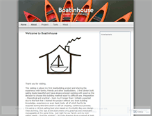 Tablet Screenshot of boatinhouse.wordpress.com