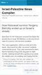 Mobile Screenshot of israelpalestinenewscompiler.wordpress.com
