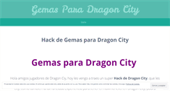 Desktop Screenshot of hackdegemasparadragoncity.wordpress.com