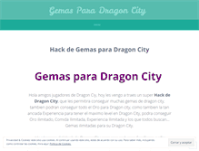 Tablet Screenshot of hackdegemasparadragoncity.wordpress.com