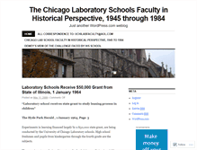 Tablet Screenshot of chicagolabfaculty.wordpress.com