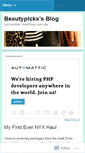 Mobile Screenshot of beautypicks.wordpress.com