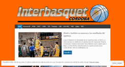 Desktop Screenshot of interbasquet.wordpress.com