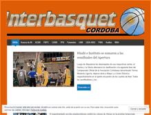 Tablet Screenshot of interbasquet.wordpress.com