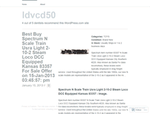 Tablet Screenshot of ldvcd50.wordpress.com