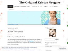 Tablet Screenshot of kristengregoryoriginal.wordpress.com