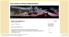 Desktop Screenshot of pnoyverdict.wordpress.com