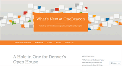 Desktop Screenshot of onebeaconblog.wordpress.com