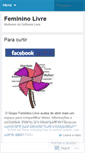 Mobile Screenshot of femininolivre.wordpress.com