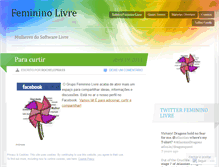 Tablet Screenshot of femininolivre.wordpress.com