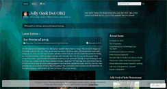 Desktop Screenshot of jollygeek.wordpress.com