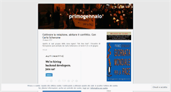 Desktop Screenshot of primogennaio.wordpress.com