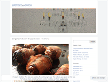 Tablet Screenshot of lipsticksandwich.wordpress.com