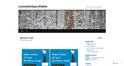 Desktop Screenshot of consistentlyprofitable.wordpress.com