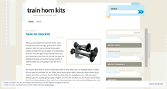 Desktop Screenshot of enjoytrainhorns.wordpress.com