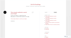 Desktop Screenshot of cafecig.wordpress.com
