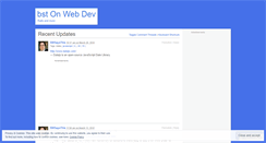 Desktop Screenshot of bstonwebdev.wordpress.com