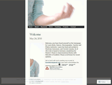 Tablet Screenshot of laurahicks.wordpress.com