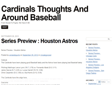 Tablet Screenshot of cardinalsthoughts.wordpress.com