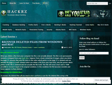 Tablet Screenshot of hackrz.wordpress.com