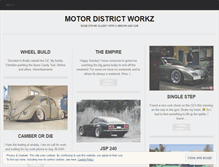 Tablet Screenshot of motordistrictworkz.wordpress.com