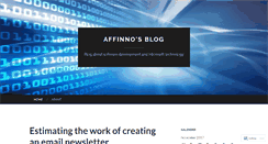 Desktop Screenshot of affinno.wordpress.com