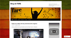 Desktop Screenshot of congresofare.wordpress.com