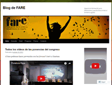 Tablet Screenshot of congresofare.wordpress.com