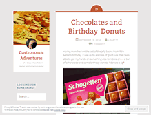 Tablet Screenshot of gastronomicadventures.wordpress.com