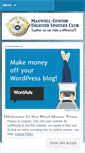 Mobile Screenshot of maxwellgunteresc.wordpress.com