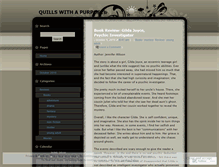 Tablet Screenshot of flyingquills.wordpress.com